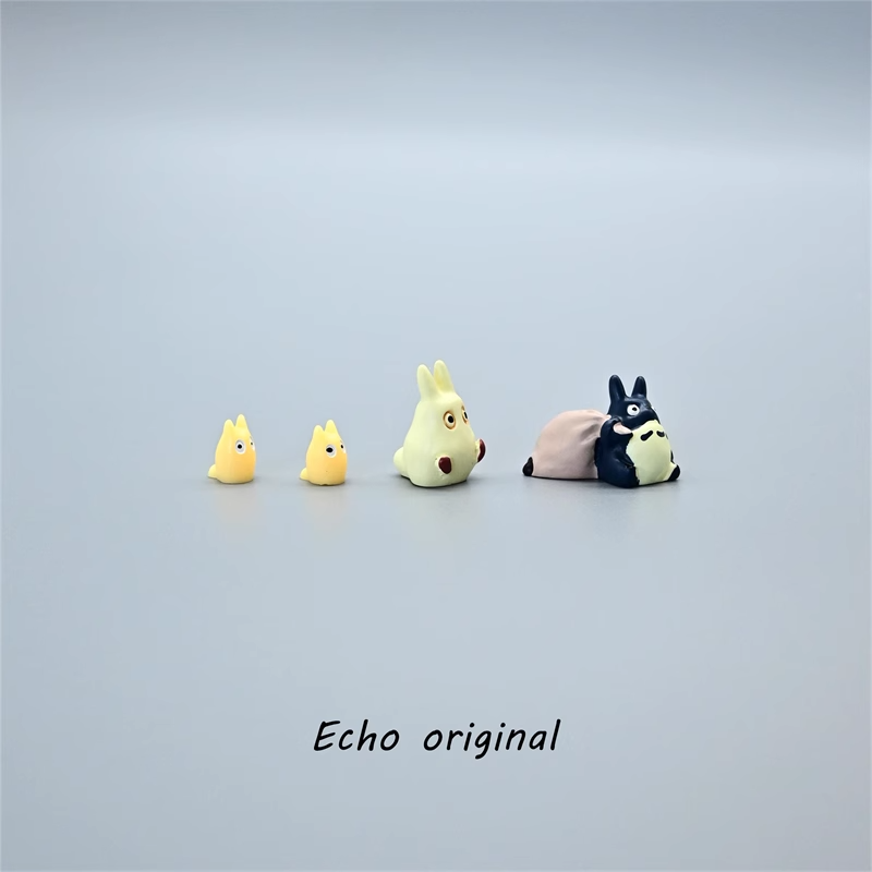 となりのトトロかわいいミニミニチュアフィギュアDIYマイクロ - Bonsai Garden Ideas のレビューと価格