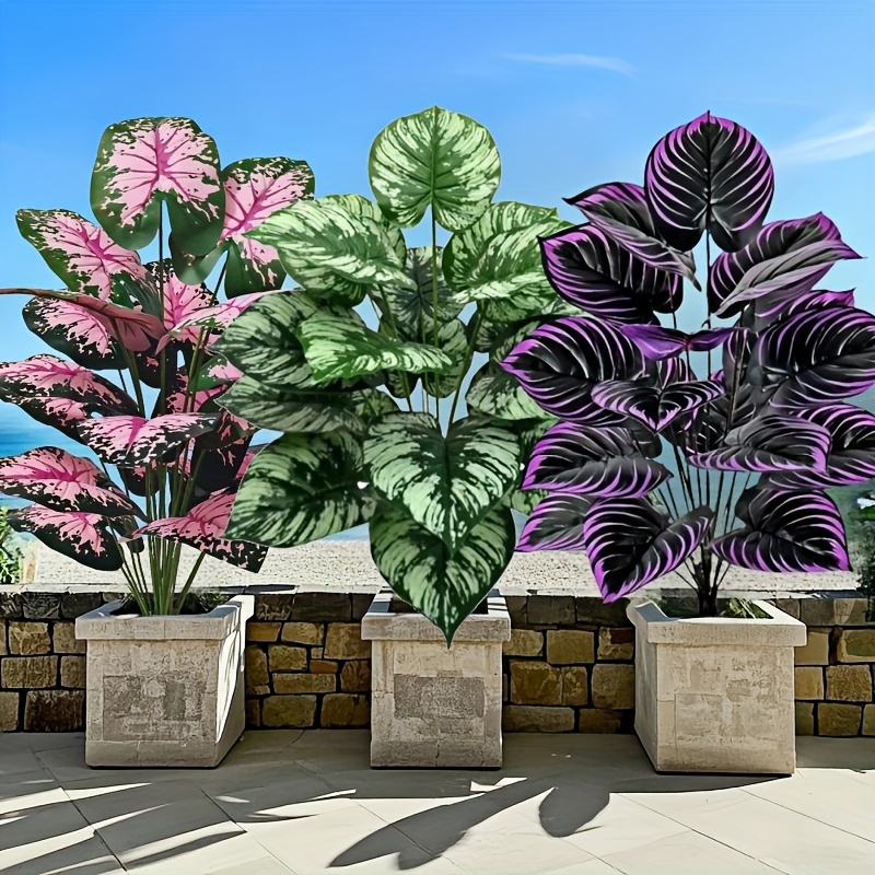 3 個 60 センチメートル大型人工緑の植物セット庭の装飾  - Bonsai Gardenia のレビューと価格