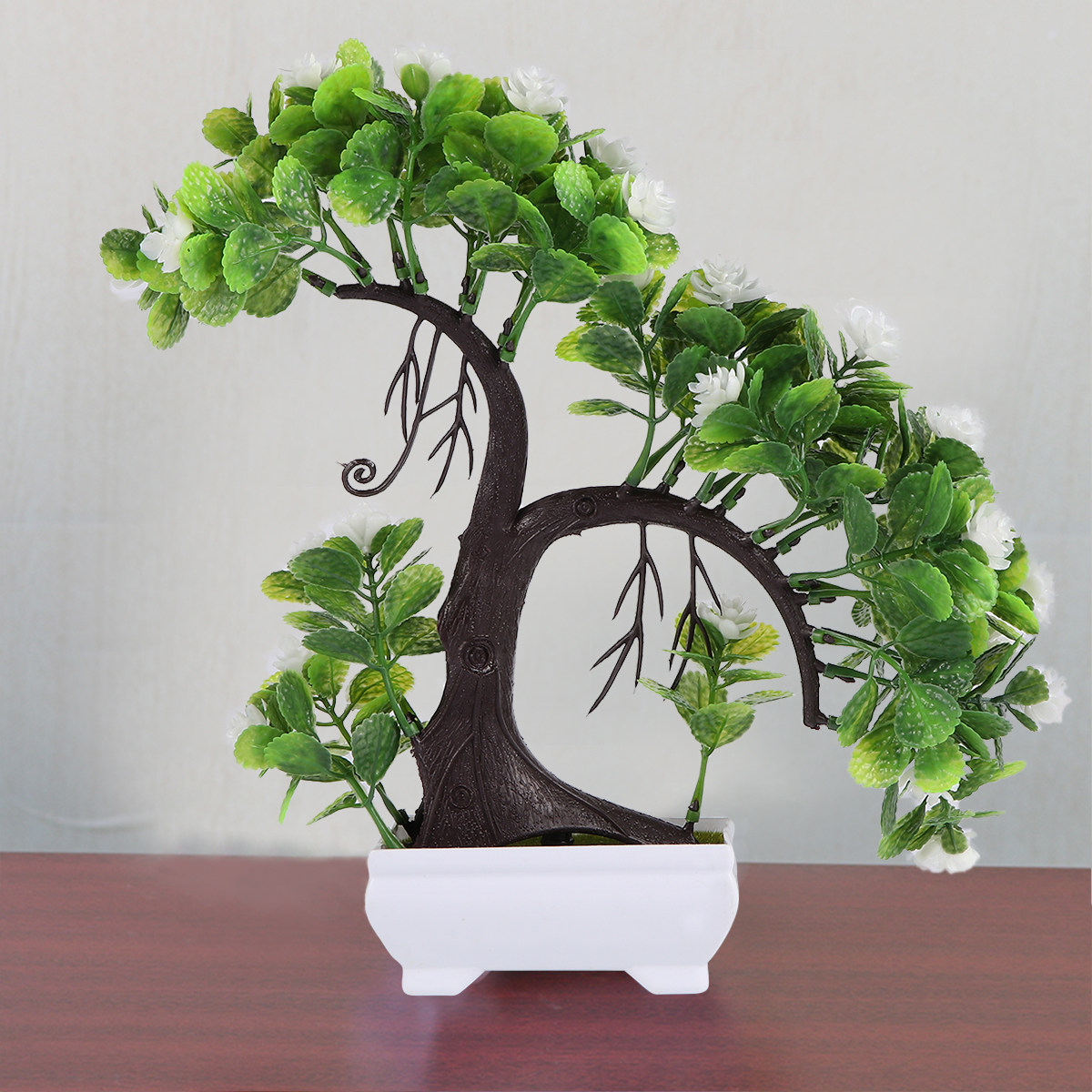 2個入り リアルな人工盆栽 プラスチック製鉢植え装飾 ホーム - Bonsai Garden Resort のレビューと価格