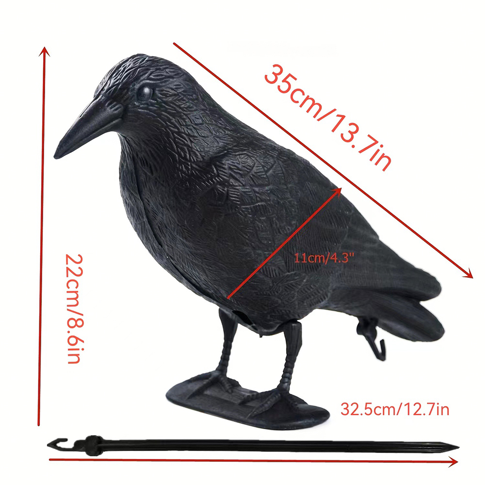 1PC カラス装飾シミュレーションプラスチックカラス装飾足場 - Bonsai Garden Ideas のレビューと価格