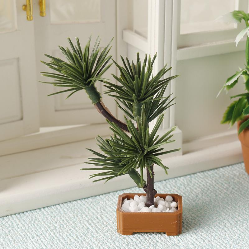 1 個 1/12 ドールハウスシミュレーション松の木緑植物盆 - Bonsai Garden Plants のレビューと価格