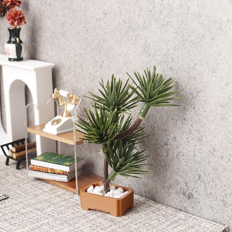 1 個 1/12 ドールハウスシミュレーション松の木緑植物盆 - Bonsai Garden Plants のレビューと価格