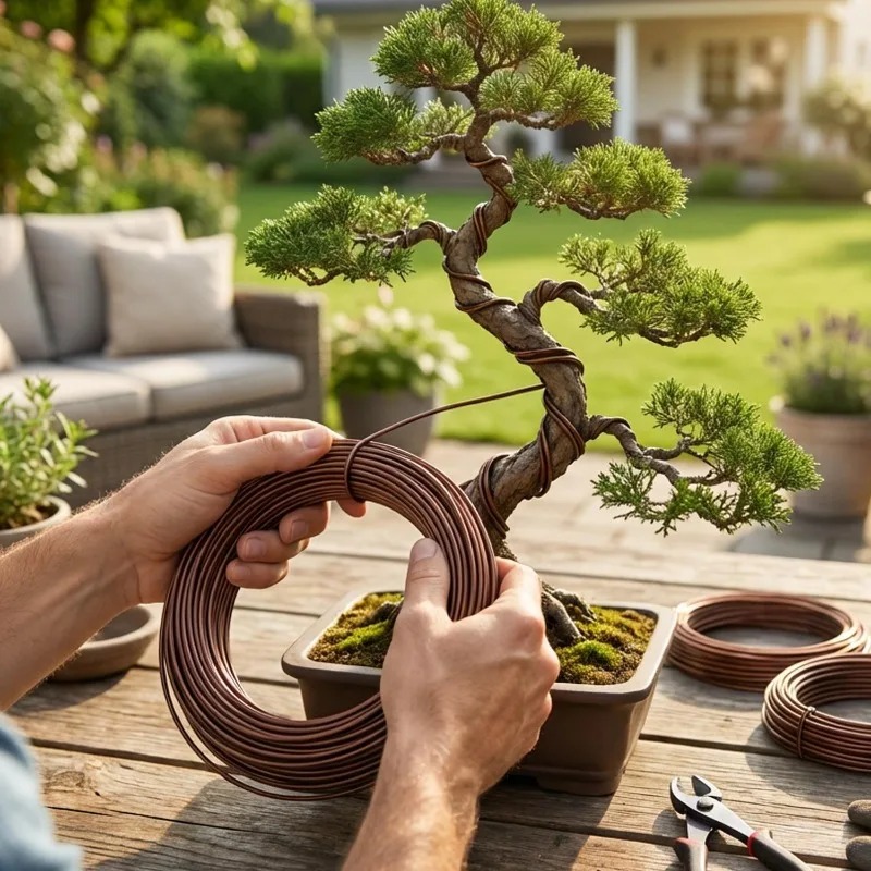 5 メートル盆栽トレーニングワイヤーセット庭の植物サポート用 - Bonsai Wire Aluminum のレビューと価格