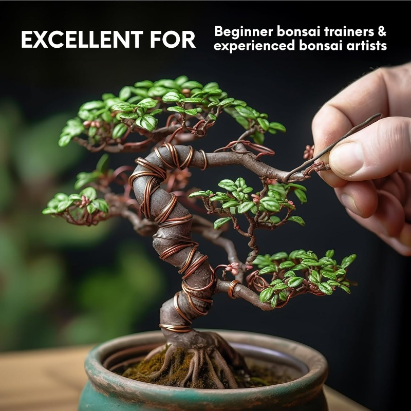 5 メートル盆栽トレーニングワイヤーセット庭の植物サポート用 - Bonsai Wire Aluminum のレビューと価格