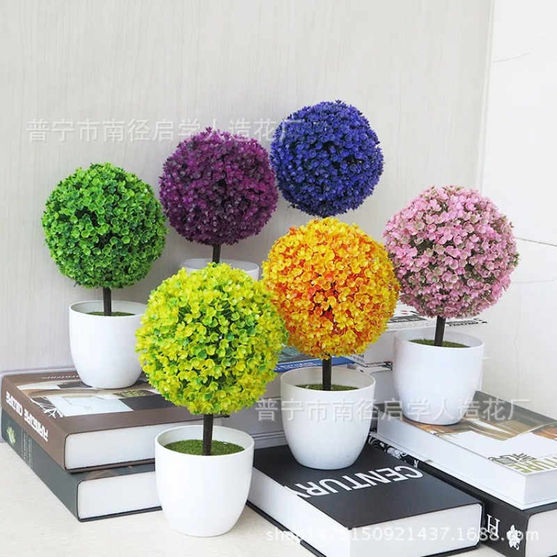 人工小型樹木鉢植え植物、偽物の盆栽、テーブル装飾用植物、家庭 - Bonsai Gardenia のレビューと価格