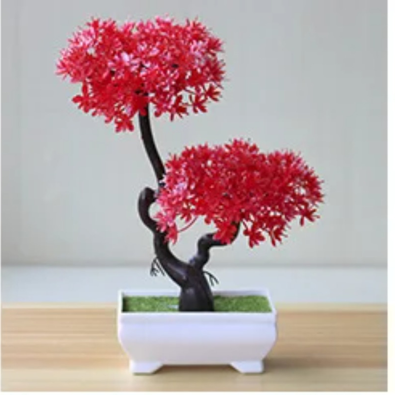 人工小型樹木鉢植え植物、偽物の盆栽、テーブル装飾用植物、家庭 - Bonsai Gardenia のレビューと価格
