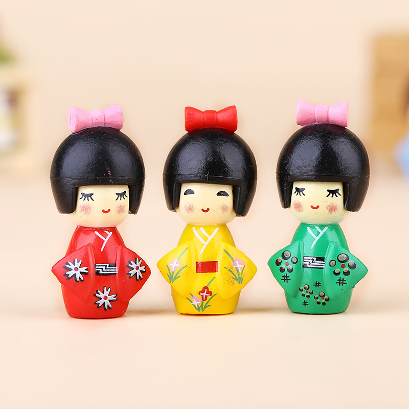 新しい日本のかわいい女の子の置物盆栽装飾ミニ家の装飾ミニチュ - Bonsai Gardenia のレビューと価格