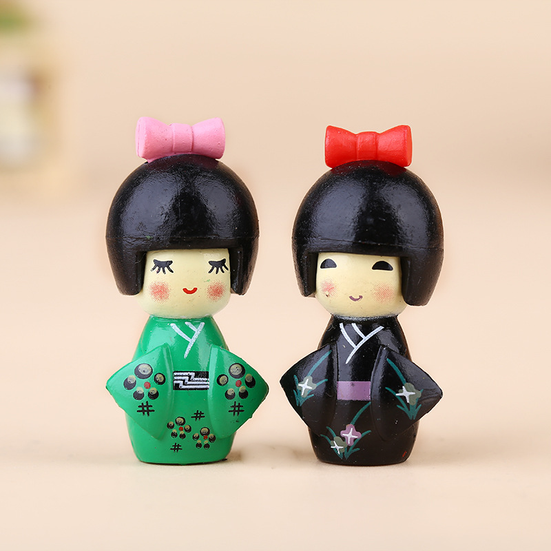 新しい日本のかわいい女の子の置物盆栽装飾ミニ家の装飾ミニチュ - Bonsai Gardenia のレビューと価格