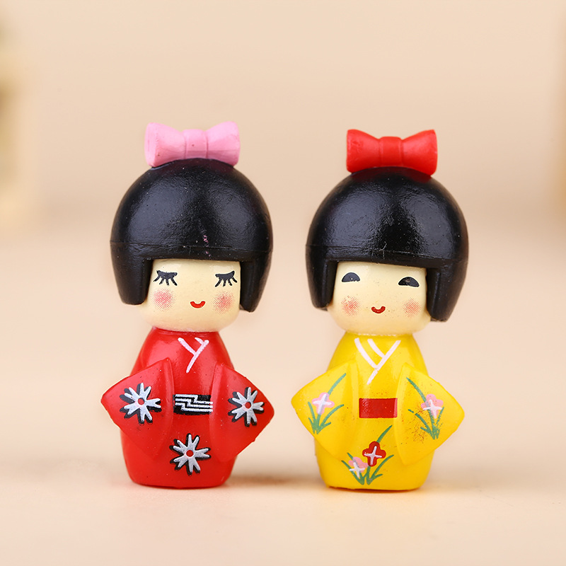 新しい日本のかわいい女の子の置物盆栽装飾ミニ家の装飾ミニチュ - Bonsai Gardenia のレビューと価格