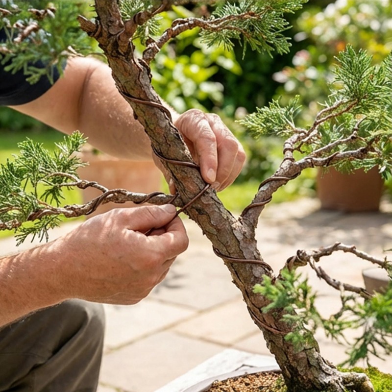 ブラウンアルミ製盆栽用ワイヤー 植物サポート トレーニングワ - Bonsai Wire Aluminum のレビューと価格