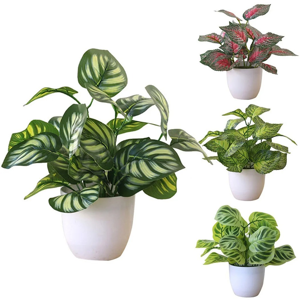 1PC 人工観葉植木鉢盆栽パーティーモールホームデスクトップ - Bonsai Garden Mini のレビューと価格