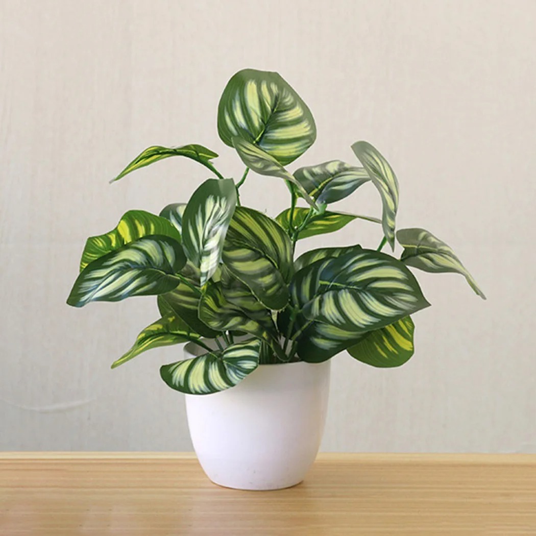 1PC 人工観葉植木鉢盆栽パーティーモールホームデスクトップ - Bonsai Garden Mini のレビューと価格