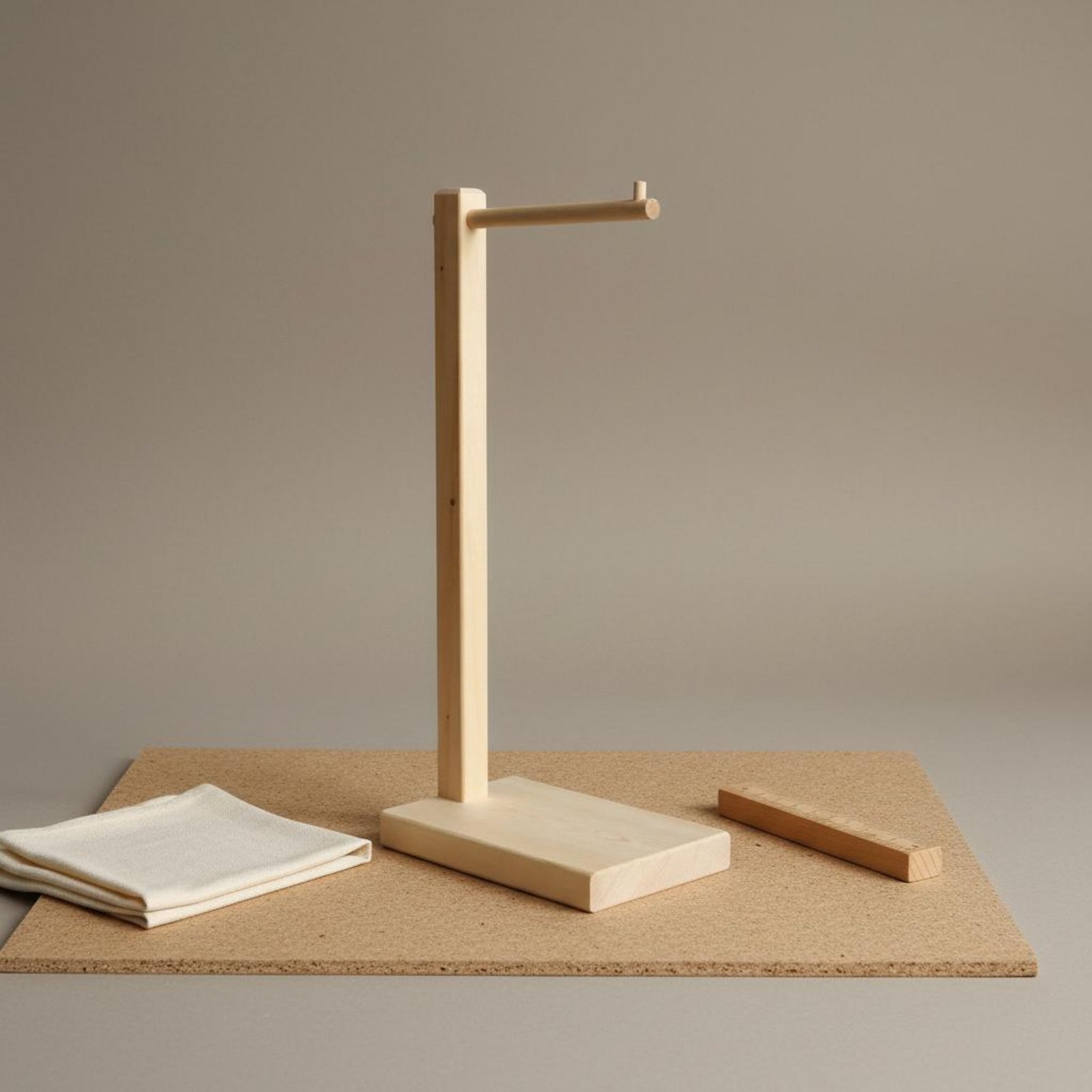純木製バッグスタンド 丈夫なベース ハンドバッグディスプレイ - Display Stand Wood のレビューと価格