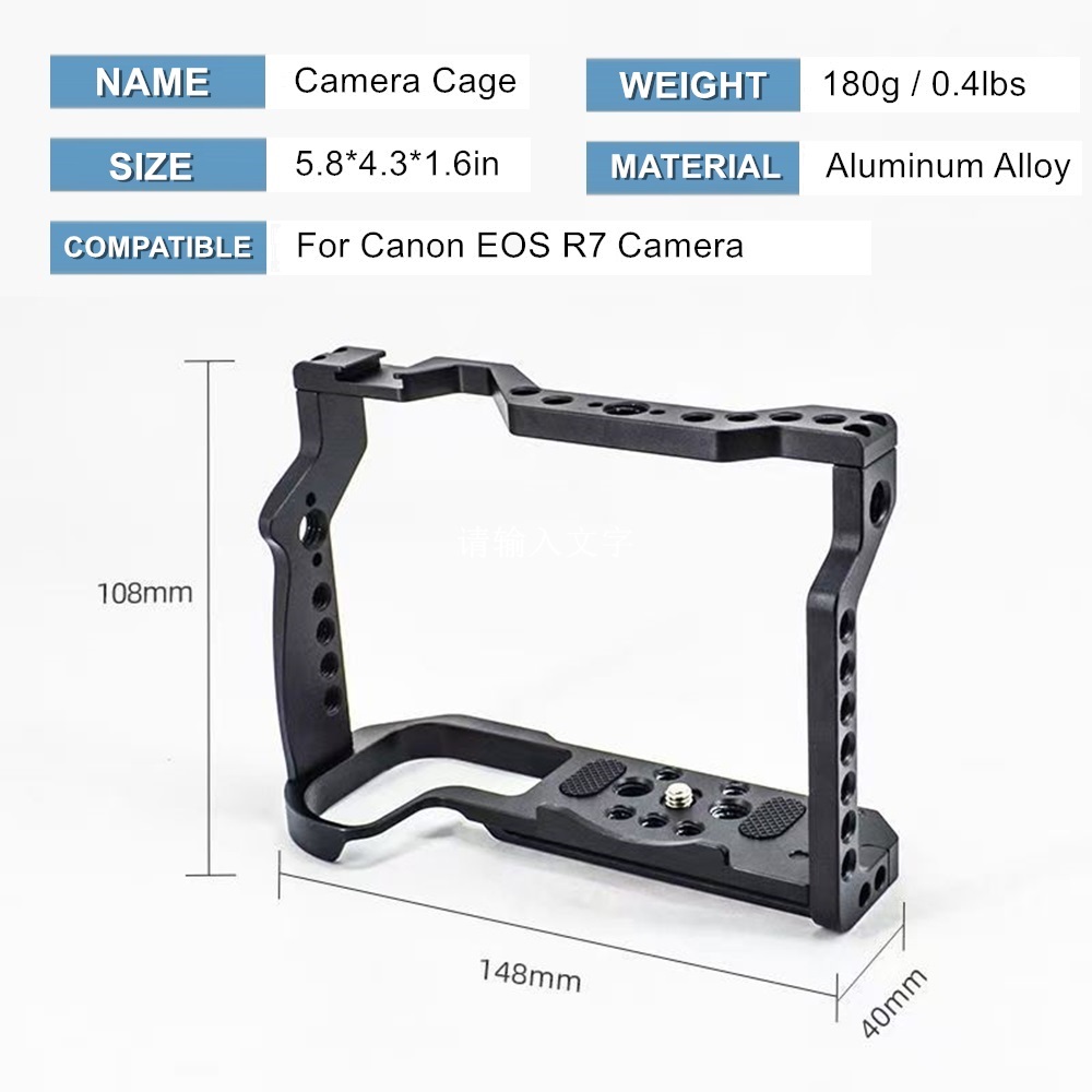 Canon EOS R7 カメラケージと互換性があり、コール - Bonsai Wire Aluminum のレビューと価格