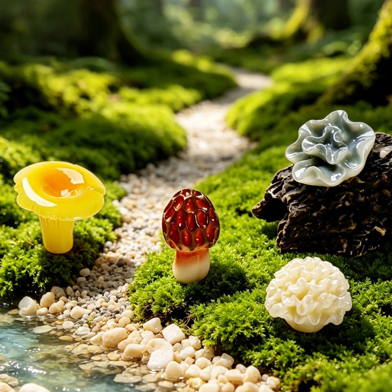 10個入り クリエイティブミニチュア盆栽庭園装飾キノコアクセ - Bonsai Gardenia のレビューと価格