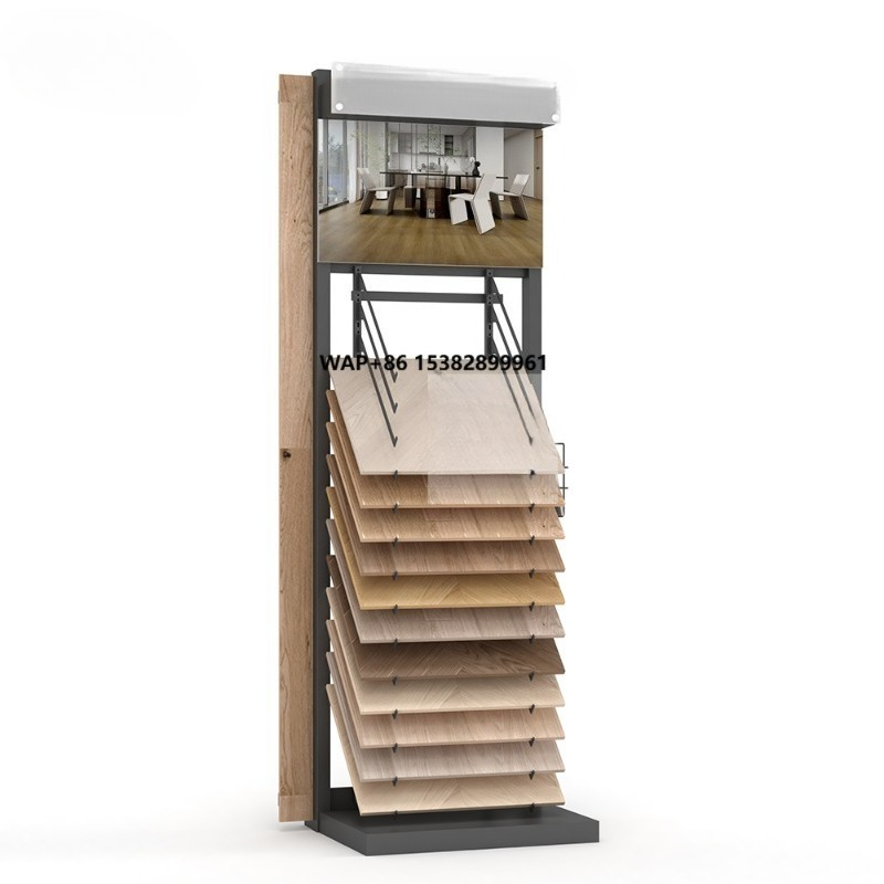 カスタマイズ可能な金属と木の組み合わせディスプレイスタンド、 - Display Stand Wood のレビューと価格