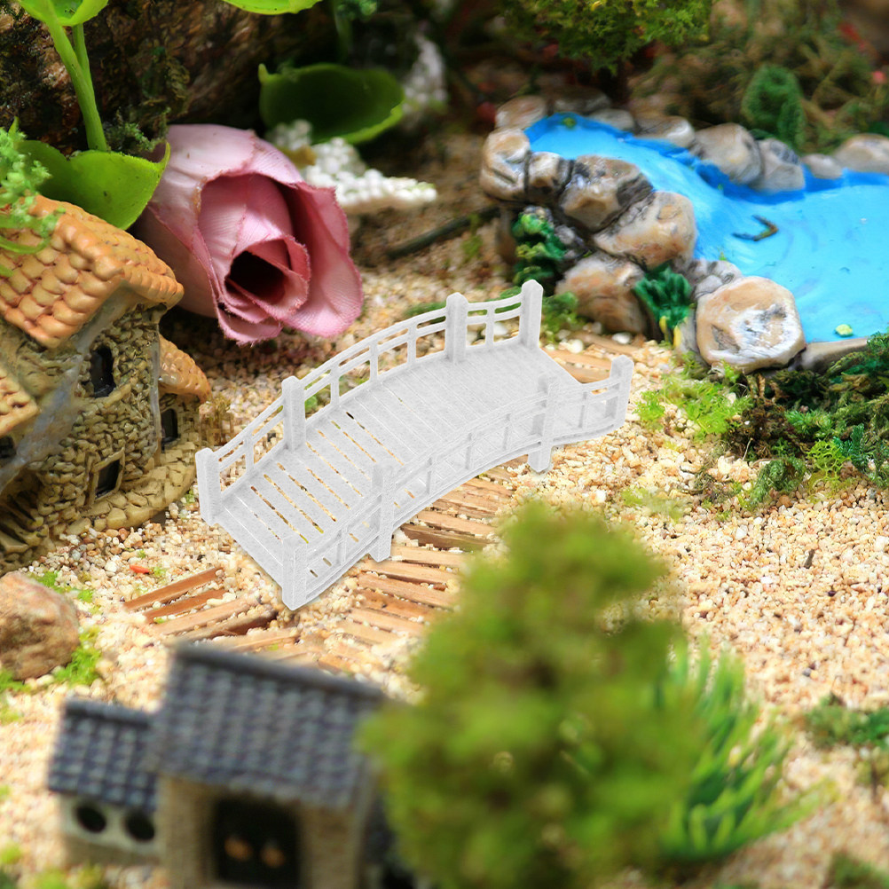 絶妙なヴィンテージアーチブリッジミニチュア、マイクロランドス - Bonsai Garden Set Up のレビューと価格